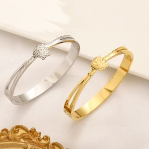 Дизайнерский браслет для ногтей Love Brangle браслет для женщин роскошный браслет из нержавеющей стали 18 тыс. Золотая кусочка подарка Bracle