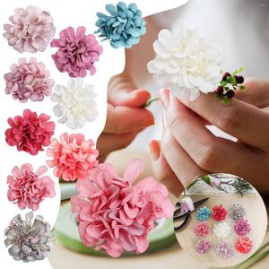 Dekoratif Çiçekler Mini Güller Sevgililer Günü için Yapay Tutucu DIY Tropikal Buket Düğün Çiçek Beat