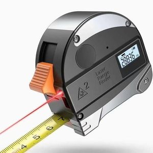 Bandåtgärder Infraröd RangeFinder Laser Ranging Tape Measure 40m Handhållen Hög Precision Laser Ruler Digital Tape Measure 230516