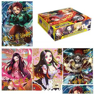 Card Games 2021 Original Demons Slayers Collection Tcg Game Cards Table Toys For Family Children Christmas Gift Aa220314 Drop Delive Dhu6C