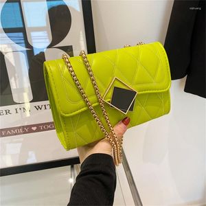 Evening Bags Latest Style Handbags For Women 2023 High Quality Shoulder Brand Designer PU Leather Fine Locking Buckle Messenger