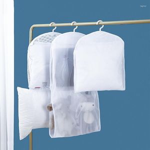 Hangers Pillow Drying Racks Hanging Net Multi-function Clothes Rack Underwear Hanger Windpoof Mesh Storage Holder Accessories Supplies