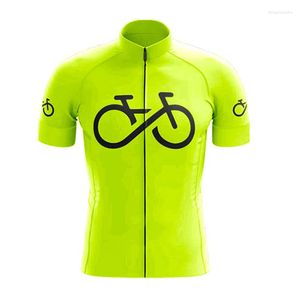 Giacche da corsa 2023 Uomo Summer Cycling Jersey Team Road Bicycle Shirt Mens MTB Bike Maglie Top Outdoor Abbigliamento sportivo bianco Camiseta