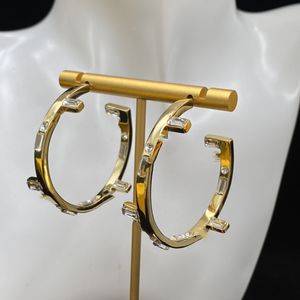 Küpe Fan şeklindeki Altın Çember Küpeler İnci Pırlanta Kolye Kutu Moda Partisi Düğün Nişan Lover Hediye Takı