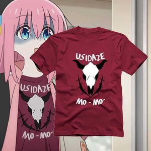 Camisetas masculinas Anime Bocchi The Rock! casaco de camisetas de camisetas hitori bocchi Capuz de casaco rosa masculino Mulheres meninas Sorto J230516