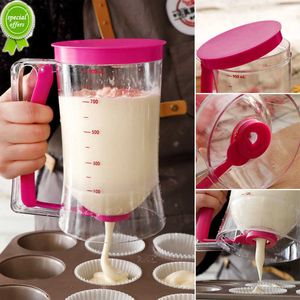 DIY Cake Dough Batter Dispenser Baking Tool Cupcake Tratt Batter Dispenser Valve Mätning Kök Köksverktygstillbehör Nytt