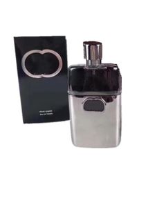 Luxury Design Cologne perfume for men 90ml guilty black bottle highest version Fragrance spray classic style long lasting time fast ship