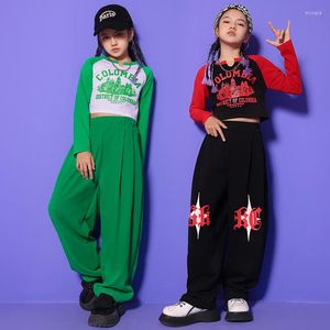 Стадия носить детские Kpop Hip Hop Clothing с длинными рукава