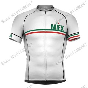 Racingjackor Cycling Jersey 2023 Maillot Mexico Team Summer Short Sleeve Men Clothing Road Bike Shirt Bicycle Tops Mtb Wear Uniform