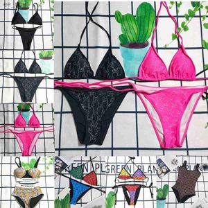 Designer-Bikinis, Designer-Badeanzug, Badeanzüge, Designer-Damen-Zweiteiler-Bikini mit Buchstaben-Badeanzügen, Badebekleidung, Strand-Badeanzüge für Damen, Dreipunkt