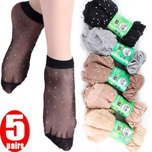 Çoraplar Çorap 5 Çift Ultra Nezek Silah Çorapları Kadın Seksi Ayak Bileği Çorapları Yaz Yarı Yarı Kristal Görünmez Çoraplar KIZ KIZ KIZ KIRAMLARI POINT DALGA SOCKS P230516