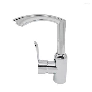 Kitchen Faucets Zinc Alloy Electroplating Ball Seven Turn 360 Degree Rotation Single Hole Mixed Water Vegetable Basin Wash Cold And