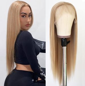 32 inch lace wig headgear Dark blue mid-section long straight hair chemical fiber headgear Lace Wigs Many styles to choose from support customization
