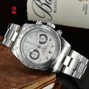 2021 Wysokiej jakości luksusowe męskie zegarki pięć-needle wszystkie tarcze Work z funkcją kalendarza kwarc zegarek moda tudo marka nad ręką 2792