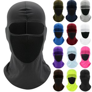 Cykelmassor Masker utomhus Balaclava Hood Motorcykel Bandana Jakt Hat UV Skydd Face Hjälmfoder Huvudbonkläder 230515