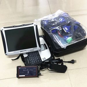 ヘビーデューティ診断ツールDPA5プロトコルディーゼルスキャナー修理ラップトップ付きソフトウェアSSD CF-19タフブック4GタッチスクリーンDPA 5ケーブルフルセット