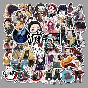 50 peças de adesivos de doodle de anime japoneses que não repetem para a lâmina fantasma Blade personalizada Skateboard Skateboard Stickers