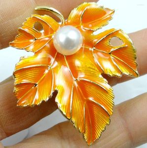 Brooches Natural Quartz Crystal Turquoises Leaves Men Women Suits Dress Hat Collar Brooch Pins Scarf Buckle Jewelry Making B3