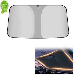 New Car Windshield Sun Shade Covers Visors Front Window Sunscreen Protector Windscreen Folding UV Protection Curtain Car Accessories