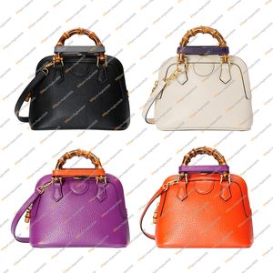 Moda feminina Casual Designe Luxo Diana Bamboo Bag Totes Handbag Crossbody Shoulder Bag Messenger Top Mirror Quality 715775 Pouch Purse