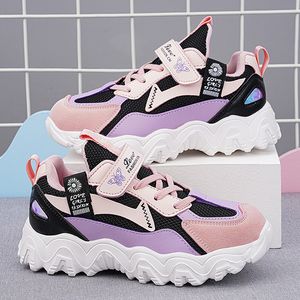 Sneakers Anak Perempuan Sepatu Platform Anak Kulit Pu Fashion Tenis Olahraga LaRi Desainer 4 Sampai 12 Tahun Untuk Gricis Ongkos Kirim 230516