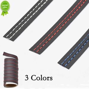 New 50cm Car Mouldings Trim Pu Leather Braid Decorative Line Strip for Door Dashboard Sticker Car Interior DIY Strips Car Interior