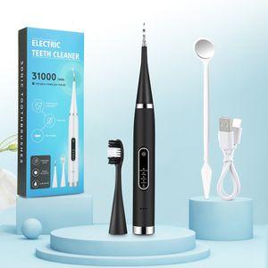 Other Oral Hygiene Electric Dental Cleaning Tool Sonic Oral Calculus Remover Teeth Whitening Plaque Coffee Stain Tartar Removal Scraper Toothbrush 230516