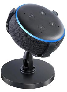 360 verstellbarer Tischhalter für Amazon Echo Dot 3. Desktop-Ständer Dot3-Halterung Dot 3. Generation Lautsprecher-Tischhalterung