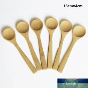 Classic 8 Cucchiaini di bambù piccoli Cucchiaini di miele naturali Eeo-Friendly Mini Cucchiaini da caffè da cucina Cucchiaini per gelato per bambini 9 ~ 16 cm