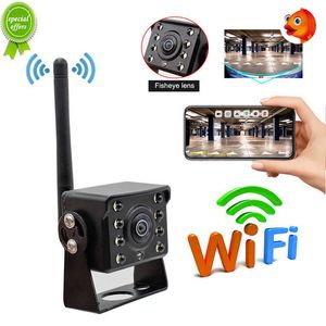 Ny HD Truck Reversing Camera Wireless Baksyn Camera WiFi Rreversing Camera 170 Wide Angle Night Vision Bus Truck Camera