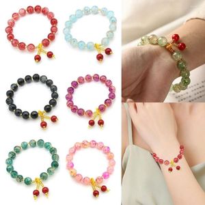 Link Bracelets 3PCS Fashion Jewelry Gifts Women Accessories Female Personality Party Gift Glass Beads Bracelet Adjustable