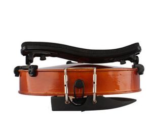 Poggiaspalla per violino regolabile in plastica imbottita morbida spugna confortevole per 4/4 3/4 1/2 1/4 1/8 accessori per parti di violino nero