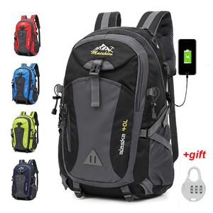 Backpacking Packs Anti-theft Mountaineering Waterproof Backpack Men Riding Sport Bags Outdoor Camping Travel Backpacks Climbing Hiking Bag For Men 230516