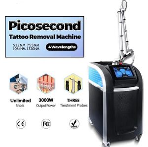 Potente Pico Laser Picosecond Machine Laser medici professionali Rimozione della pigmentazione del punto dell'acne 755nm Lazer Beauty Equipment