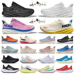 NEW Clifton 9 Hoka One Bondi 8 Athletic Shoe Running Shoes Sneakers Shock Absorbing Road Fashion Mens Womens Top Designer Women Men Size 36-45