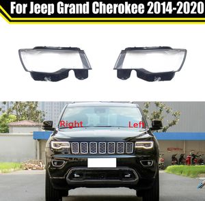 För Jeep Grand Cherokee 2014 ~ 2020 bil transparent lampskärmslinslampa.