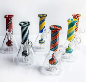 Vintage PUSLAR Dual Glas Bong Wasser Shisha Rauchpfeife mit Schüssel 8,5 Zoll Original Glasfabrik hergestellt, kann Kundenlogo von DHL UPS CNE anbringen