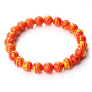 Moda Strand Moda Natural Bracelete de Pedra Mulheres Oração de Mulheres Multicolor Pulseiras Cadeia de Cadeia Pulseiras para homens charme jóias de energia