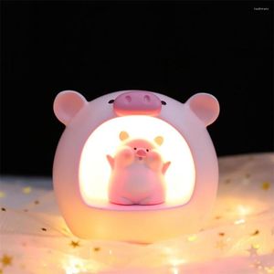 Night Lights Baby Light Attractive Wide Application Energy-saving Household Supplies Cartoon Pig Lamp