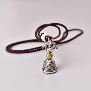 Hänge halsband Pestle Vajra Phurba Ghanta Tibetan Dorje Bells charm halsband religiös amulett buddhism maskot smycken dropship