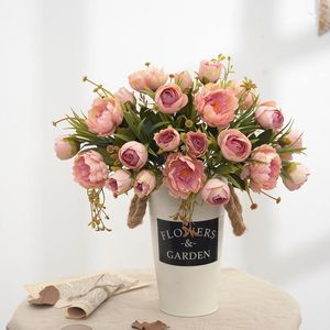 Flores decorativas Diy Party Decoration Peony Fake Flow