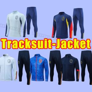 2023 SPAINS Soccer Trackuitsuits Espana Ansu Fati Asensio Morata Ferran Koke Gavi Azpilicueta C.Soler 24 23 Ramos Long Sleeve Tracksuit Giacca completa