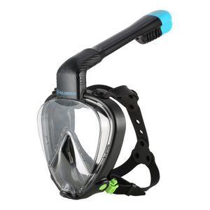 Maschera da snorkeling integrale Dryview, nera L LX