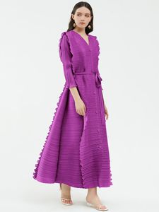 Vestido tianpei plissado rosa vermelho cardigan botão vestido 2022 verão novo designer de alta moda dubai roupas estéticas