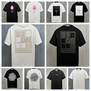Tasarımcı Giyim Kısa Erkekler Logo Baskılı Pamuk Bayan T-Shirt Casual Mürettebat Boyun Çift Polo Gömlek Yaz Basit Gevşek Kısa Kollu Üst