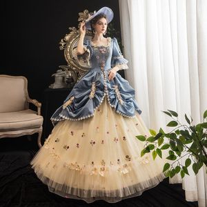 Klänningar Renaissance 17th Century Barock Rococo Marie Antoinette klänningar Kvinnor Viktorianska maskeradklänningar Historiska teaterkläder