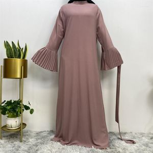 Abbigliamento etnico Kimono Musulmano Abaya Donna Kaftan Khimar Jilbab Abito da preghiera Eid Mubarak Abito Ramadan Prodotti islamici Senza Turchia Bianco