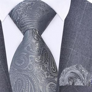 Arco laço gusleson 8 cm de bolso de bolso conjunta de seda de caju de casca de gravata de gravata
