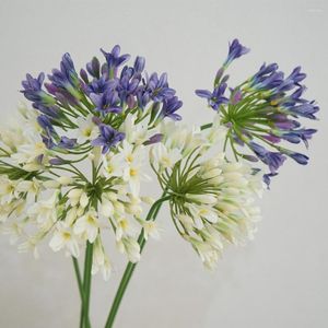 Decorative Flowers Artificial Flower Practical Portable Simulation Agapanthus No Trimming Pography Props