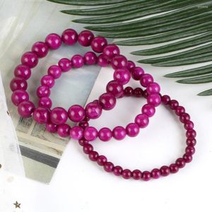 Strand Natural Sugilite Jades Stone Bracelet Bead Jewelry Gift for Men Magnetic Health Protection Women 6 8 10mm